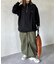 【U.S. POLO ASSN.】1ポイント刺繍裏起毛ハーフジップ