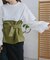 袖フリルビスチェドッキングブラウス