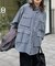 ミニチェックフィッシングシャツ