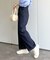 【SNSで大人気！】タックデニムパンツ