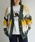 サガラアーガイルニットカーディガン