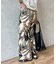 大柄プリントイージーパンツ