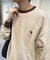 【U.S. POLO ASSN.】1ポイント刺繍クルーネックスウェット
