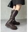 Vカットロングブーツ