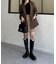 Vカットロングブーツ