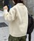 スポンジニットハーフジップ