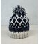 ハンドニットボンボンニット帽A
