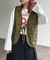 リバーシブルキルティングベスト