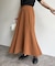 カットジョーゼットヘムスカート