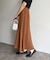カットジョーゼットヘムスカート