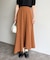 カットジョーゼットヘムスカート