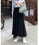 カットジョーゼットヘムスカート