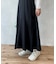 カットジョーゼットヘムスカート
