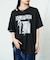 【RAY CASSIN】ダメージプリントルーズTシャツ