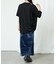 【RAY CASSIN】ダメージプリントルーズTシャツ