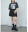【RAY CASSIN】ダメージプリントルーズTシャツ