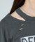 【RAY CASSIN】ダメージプリントルーズTシャツ