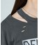 【RAY CASSIN】ダメージプリントルーズTシャツ