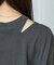 【RAY CASSIN】ダメージプリントルーズTシャツ