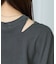 【RAY CASSIN】ダメージプリントルーズTシャツ