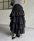 ランダムティアードタフタスカート