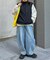 ナイロン配色スタンドベスト