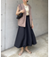 裏リブスクエアネックノースリニット