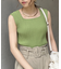 裏リブスクエアネックノースリニット