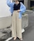 裏リブスクエアネックノースリニット