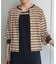 インナーセットワッフルボーダーカーディガン