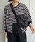 インナーセットワッフルボーダーカーディガン