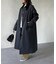 襟配色ステンカラーコート