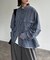 デタッチャブルチェックフィッシングシャツ