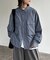 デタッチャブルチェックフィッシングシャツ