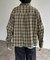 デタッチャブルチェックフィッシングシャツ