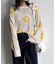 お花メッシュニット