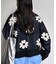 お花メッシュニット