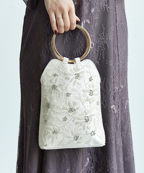 オケージョン】リングハンドルビジューバッグ｜パルグループ