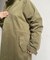 フード付きミリタリーコート
