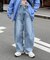 カーブペインターデニムパンツ