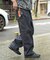 カーブペインターデニムパンツ
