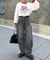 カーブペインターデニムパンツ