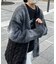 【ユニセックス】ブークレグラデーションニットカーディガン