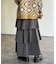 裏毛ティアードスカート