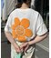 立体ぷくぷく花ロゴTシャツ