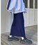 【新色追加】【高身長サイズあり】リブナロースカート