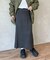 【新色追加】【高身長サイズあり】リブナロースカート
