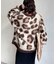 シャギーレオパードニットプルオーバー