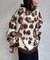 シャギーレオパードニットプルオーバー