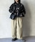 総柄モールニット